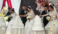 Chuyện lạ ở Lâm Đồng: 3 chị em ruột cưới cùng 1 ngày, tất cả cùng đến hôn trường tiệc cưới