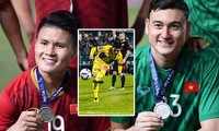 Văn Lâm thức đêm xem Pau FC, phát cuồng khi Quang Hải ghi bàn 