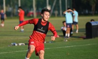 Quang Hải cùng đồng đội ở CAHN luyện bài gì cho trận Siêu cúp Quốc gia 2023?