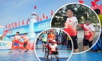 Những người khuyết tật ở Tiền Phong Marathon 2024: Tới để truyền ngọn lửa