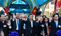 Lãnh đạo Đảng, Nhà nước tiễn Chủ tịch Kim lên tàu về nước