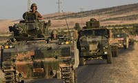Quân đội Thổ Nhĩ Kỳ tham gia chiến dịch "Lá chắn sông Euphrates". Ảnh: AFP