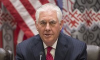 Ngoại trưởng Rex Tillerson tuyên bố Mỹ sẽ tấn công Triều Tiên nếu cần thiết. Ảnh: AP