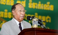 Chủ tịch Quốc hội Campuchia Heng Samrin. (Nguồn: Phnompenhpost.com)