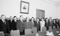 Chủ tịch Xô viết tối cao Liên Xô Anatoly Lukyanov tiếp và hội đàm với Chủ tịch Hội đồng Bộ trưởng Đỗ Mười, ngày 6/5/1991, tại điện Kremlin ở thủ đô Moskva. (Ảnh: Minh Đạo/TTXVN)