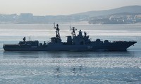 Tàu hộ vệ mang tên lửa hành trình Kalibr của Nga vào Biển Đen