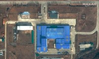 Hình ảnh vệ tinh này được chụp vào ngày 22/2 tại bãi phóng Sanumdong ở ngoại ô Bình Nhưỡng. Ảnh: AP