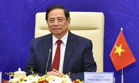 Thủ tướng Phạm Minh Chính tham dự hội nghị. (Ảnh: VGP)