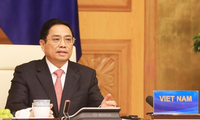 Thủ tướng Phạm Minh Chính dự hội nghị. (Ảnh: TTXVN)
