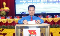Anh Triệu Văn Thái tái đắc cử Bí thư Tỉnh Đoàn Nam Định khóa XV
