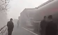Rò rỉ khí không xác định trên cao tốc Trung Quốc 