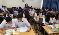 Học sinh lớp 12 tại TPHCM đang trong quá trình ôn tập chuẩn bị cho kỳ thi tốt nghiệp THPT 2023 ảnh: Nguyễn Dũng 