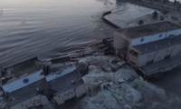 Đập thủy điện ở Kherson bị vỡ, Nga và Ukraine đổ lỗi cho nhau