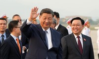 Tổng Bí thư, Chủ tịch nước Trung Quốc Tập Cận Bình và Phu nhân rời thủ đô Hà Nội