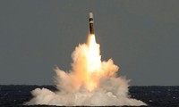 Một cuộc phóng tên lửa Trident II mà Hải quân Mỹ thực hiện năm 1989. (Ảnh: AP)
