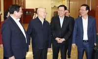 Tổng Bí thư chủ trì phiên họp đầu tiên Tiểu ban Nhân sự Đại hội XIV của Đảng