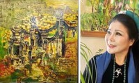Nữ hoạ sỹ Việt kiều Văn Dương Thành mang tranh của danh hoạ Bùi Xuân Phái từ Thụy Điển về Việt Nam triển lãm