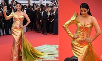 &apos;Hoa hậu đẹp nhất mọi thời đại&apos; Aishwarya Rai quyến rũ trên thảm đỏ Cannes