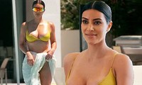 Kim Kardashian quá đỗi gợi cảm với bikini bé xíu