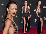 Sao nữ gốc Việt Maggie Q diện váy xẻ ngực đến eo