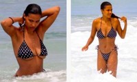 Nàng mẫu Pháp Tina Kunakey cực nảy nở gợi cảm với bikini