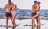 Siêu mẫu Devon Windsor dáng đẹp như tạc tượng, đắm đuối hôn chồng ở biển