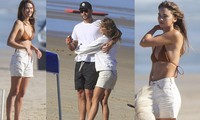 Liam Hemsworth âu yếm bạn gái trước mặt &apos;nhân chứng&apos; tình yêu của anh và vợ cũ Miley Cyrus