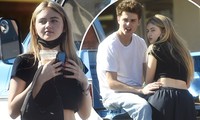 Con gái 16 tuổi của siêu mẫu Heidi Klum quấn quýt bạn trai trên phố