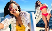 Hoa hậu Priyanka Chopra khoe dáng nóng bỏng trên du thuyền