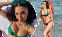 Nữ DJ nóng bỏng Chantel Jeffries cực sexy ở biển với bikini tí hon