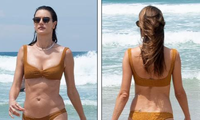 Cựu &apos;thiên thần nội y&apos; Alessandra Ambrosio đẹp như mộng ở biển với bikini