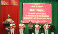 Công bố quyết định của Bộ Công an về tổ chức bộ máy Công an Bình Thuận
