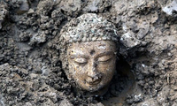 Lào liên tiếp phát hiện tượng Phật được cho là có niên đại hàng trăm năm trước