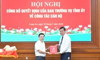 Bổ nhiệm Phó Trưởng ban Nội chính Tỉnh ủy Long An