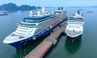Hai ‘siêu tàu’ đưa gần 3.700 khách quốc tế đến Hạ Long đêm giao thừa