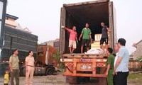 Dùng container chở 6 tấn lòng lợn nhiễm dịch tả đi tiêu thụ