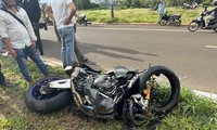 Thai phụ bị xe phân khối lớn tông tử vong trên đường đi làm về
