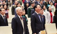 Tổng Bí thư Nguyễn Phú Trọng cùng lãnh đạo Đảng, Nhà nước dự khai mạc kỳ họp Quốc hội bất thường