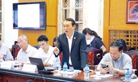 Ông Huỳnh Tấn Vinh tiếp tục giữ lập trường bảo vệ Sơn Trà đến cùng. Ảnh: Nguyên Khánh.