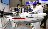 Mô hình máy bay tìm kiếm, cứu nạn US-2 do Cty Nhật Bản ShinMaywa Industries sản xuất. Ảnh: Getty Images.