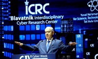 Thủ tướng Israel Benjamin Netanyahu phát biểu ngày 26/6 tại Cyber Week. Ảnh: Minh Trang