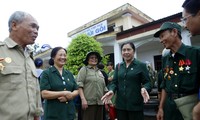 Những đồng đội của Đại đội 895 trong buổi gặp mặt tại Ga Gôi.