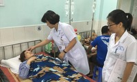 Cô T. đang điều trị tại Bệnh viện Việt Tiệp.