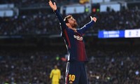 Messi tỏa sáng rực rỡ trong chiến thắng 3 sao của Barcelona ở trận Siêu kinh điển. Ảnh: GETTY IMAGES.