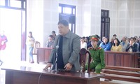 Bị cáo Đào Tấn Cường tại phiên tòa. Ảnh: Nguyễn Thành.