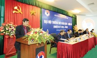 Ông Nguyễn Xuân Gụ phát biểu tại Đại hội thường niên VFF năm 2017. Ảnh: VSI.