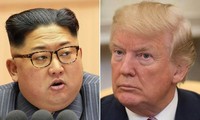 Cuộc gặp lịch sử giữa Tổng thống Mỹ Donald Trump và nhà lãnh đạo Triều Tiên Kim Jong-un đang thu hút sự chú ý của cả thế giới. Ảnh: The Straits Times.