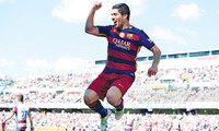 Luis Suarez đang trải qua quãng thời gian cực kỳ thành công trong màu áo Barcelona. Ảnh: GETTY IMAGES