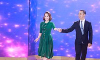 Khánh Thi - Chí Anh trong chương trình "Bước nhảy hoàn vũ 2016". Ảnh: BTC.