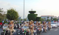 Lễ ra quân bảo đảm an toàn giao thông năm 2018 tại tỉnh Bạc Liêu.